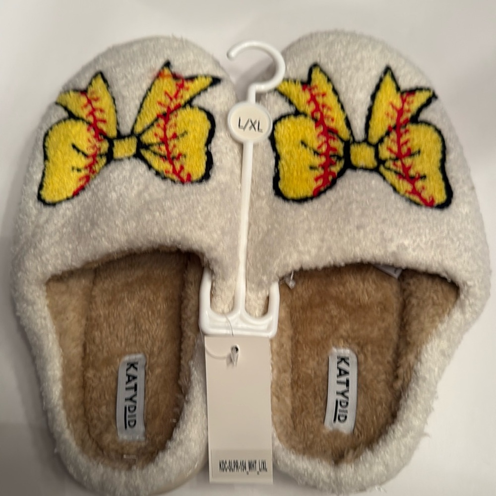 NWT Katydid Softball Bow Slippers - Picture 2 of 5